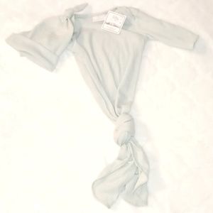 NWT Toby Fairy Newborn Placket Gown and Hat Set